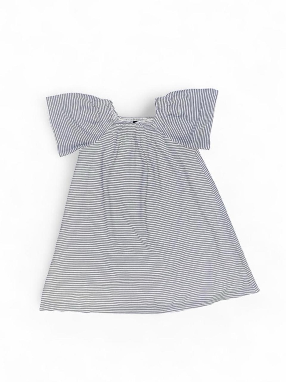 Madewell Black and White Stripe Dress